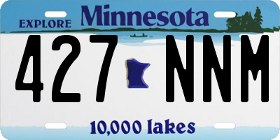 MN license plate 427NNM