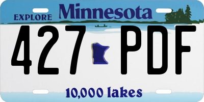 MN license plate 427PDF