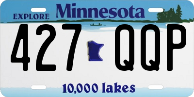 MN license plate 427QQP