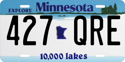 MN license plate 427QRE