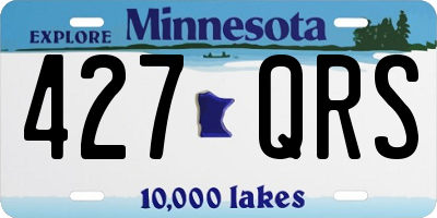 MN license plate 427QRS