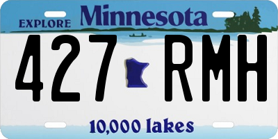 MN license plate 427RMH