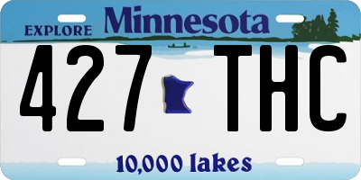 MN license plate 427THC
