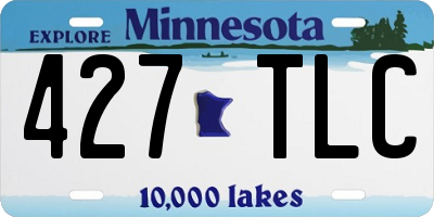 MN license plate 427TLC