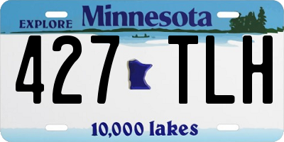 MN license plate 427TLH