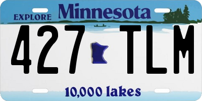 MN license plate 427TLM