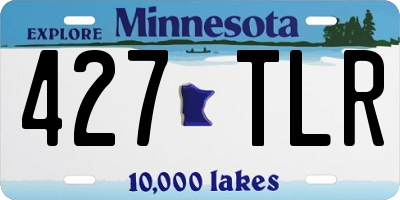 MN license plate 427TLR