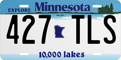 MN license plate 427TLS