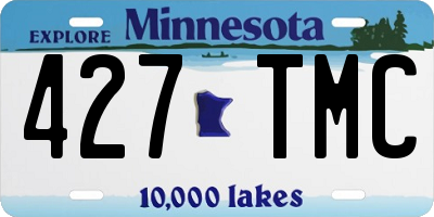MN license plate 427TMC