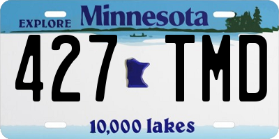 MN license plate 427TMD