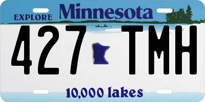 MN license plate 427TMH