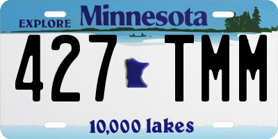 MN license plate 427TMM