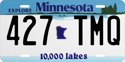 MN license plate 427TMQ