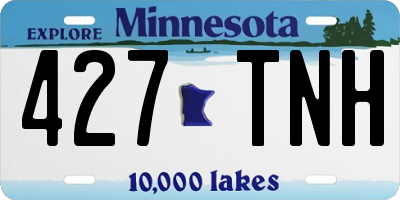 MN license plate 427TNH