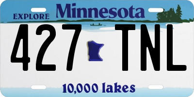 MN license plate 427TNL