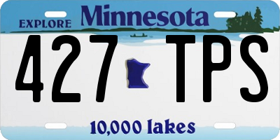 MN license plate 427TPS