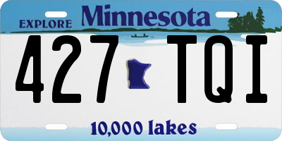 MN license plate 427TQI