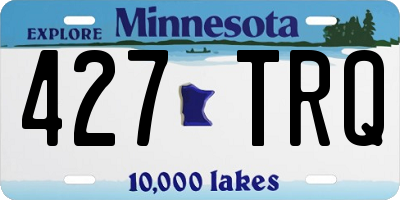 MN license plate 427TRQ