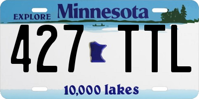 MN license plate 427TTL