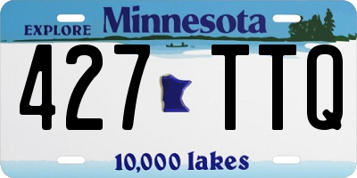 MN license plate 427TTQ
