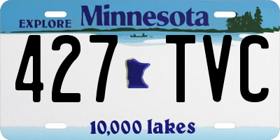 MN license plate 427TVC