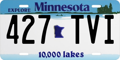 MN license plate 427TVI