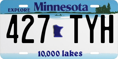 MN license plate 427TYH