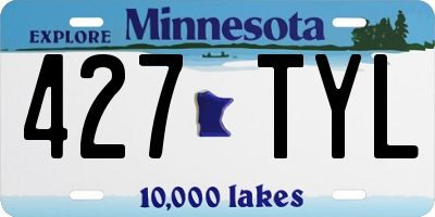 MN license plate 427TYL