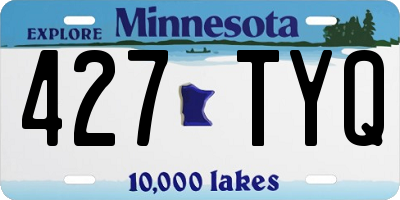 MN license plate 427TYQ