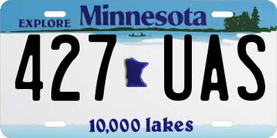 MN license plate 427UAS
