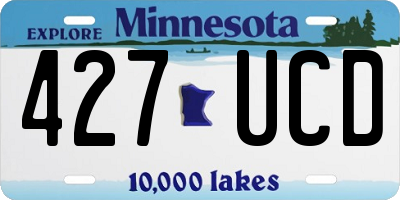 MN license plate 427UCD