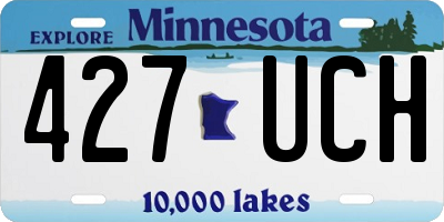 MN license plate 427UCH