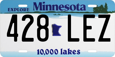 MN license plate 428LEZ