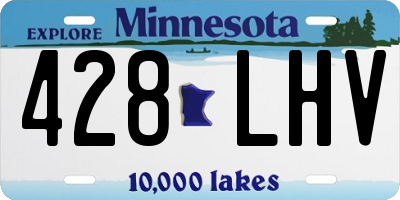 MN license plate 428LHV