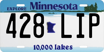 MN license plate 428LIP