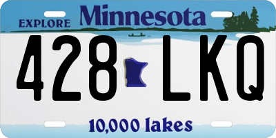 MN license plate 428LKQ