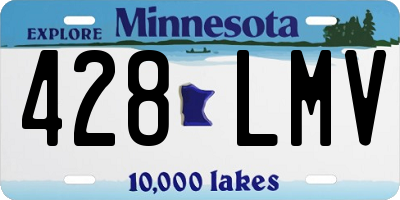 MN license plate 428LMV