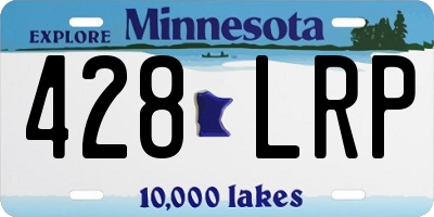 MN license plate 428LRP