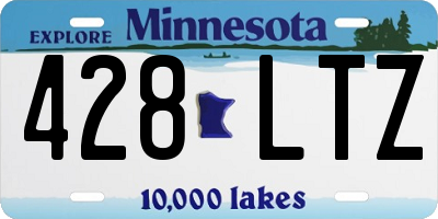MN license plate 428LTZ