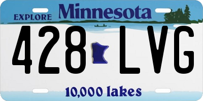 MN license plate 428LVG