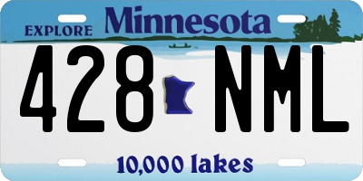 MN license plate 428NML