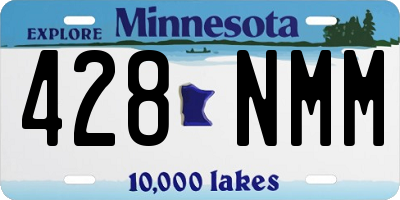 MN license plate 428NMM