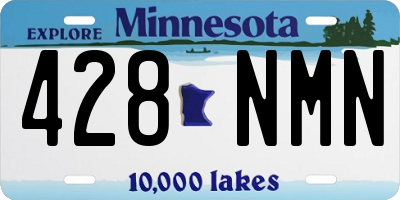 MN license plate 428NMN