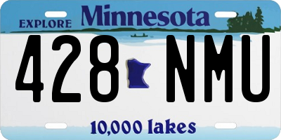 MN license plate 428NMU