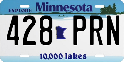 MN license plate 428PRN