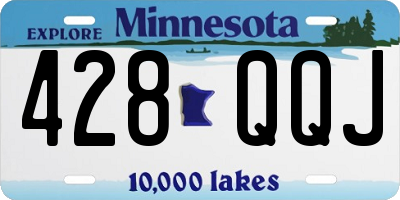 MN license plate 428QQJ