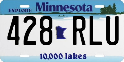 MN license plate 428RLU