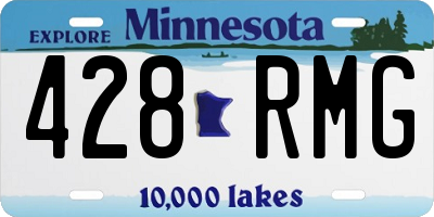 MN license plate 428RMG