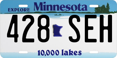MN license plate 428SEH