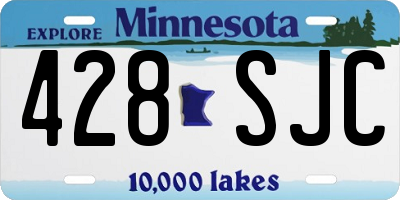 MN license plate 428SJC